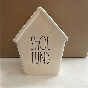 Rae Dunn Cream Shoe Fund House Bank